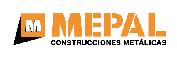Logotipo de Construcciones Metálicas Mepal, expertos a tu servicio.