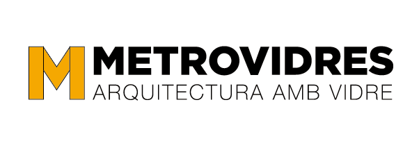 Logotipo de Mepal Metrovidres, empresa de arquitectura en vidrio.